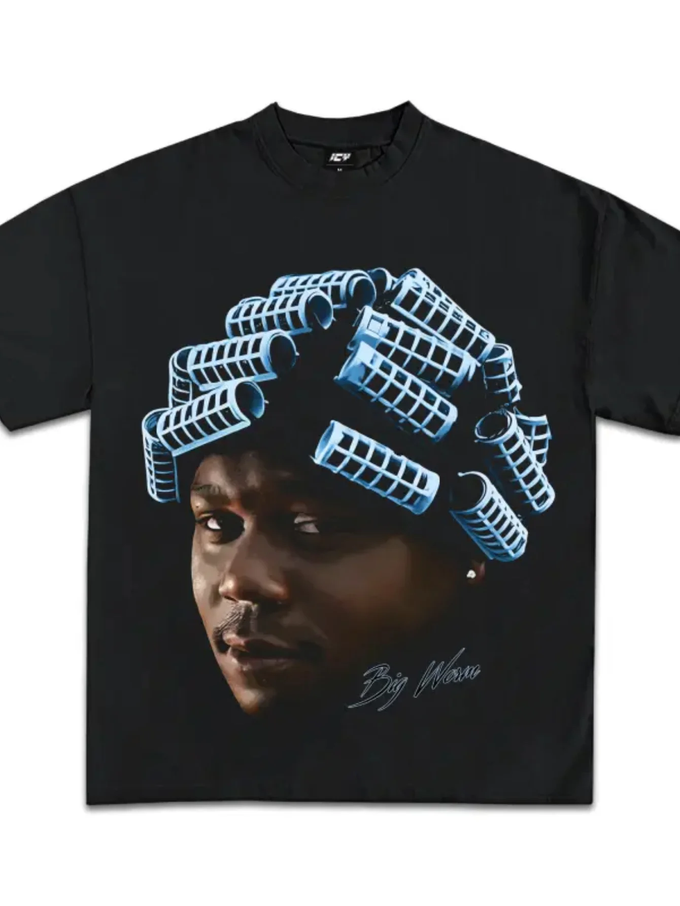 Big Worm Jumbo Print for Men Women Couple Fashion T-Shirt Street Short Sleeve Cotton T-Shirt -Ultra-Soft Breathable