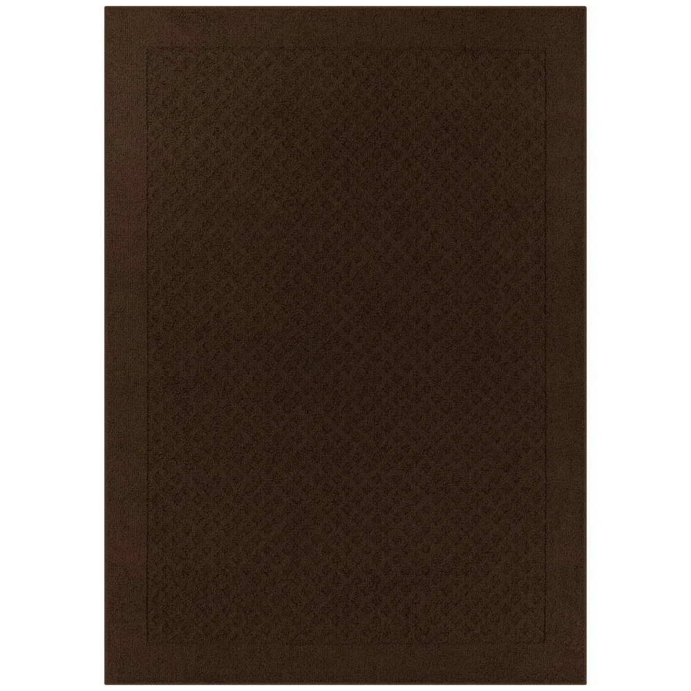 

Dylan Solid Diamond Traditional Brown Indoor Area Rug, 5' x 7'