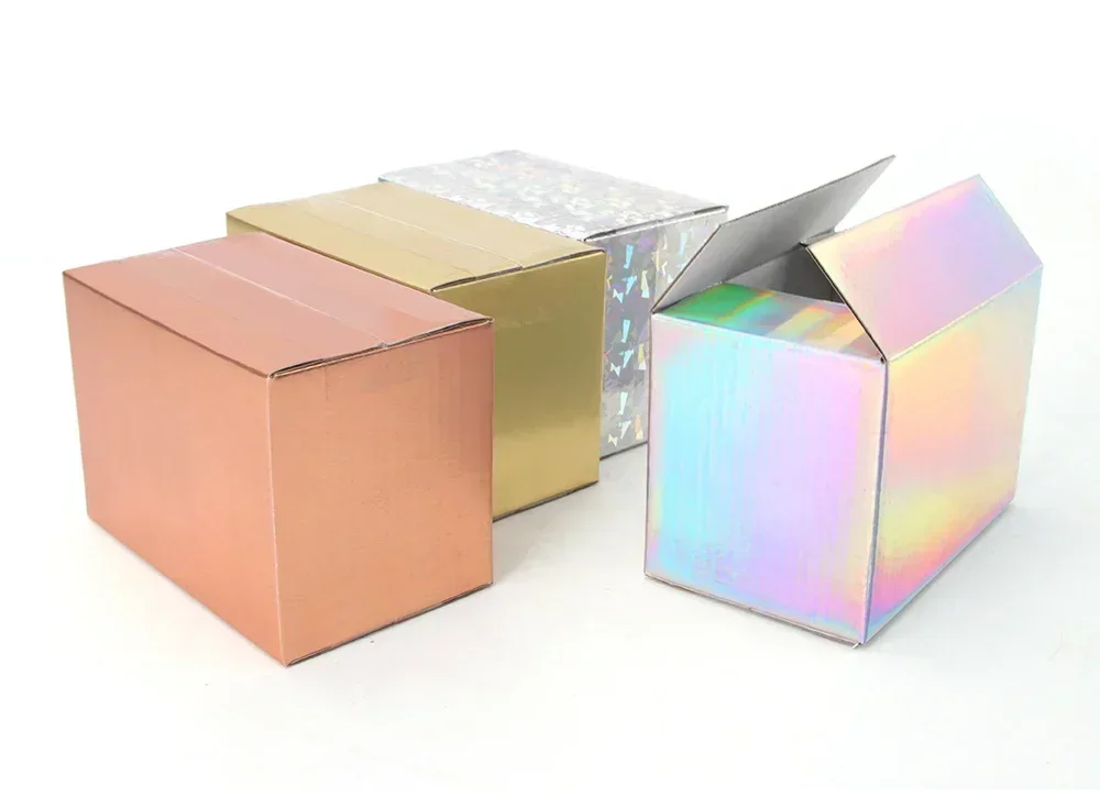 5pcs/10pcs / black and pink paper box 3-layer corrugated paper packaging gift box supports customized size and logo 4 Scfd117442e73488a972661169069b3c9M