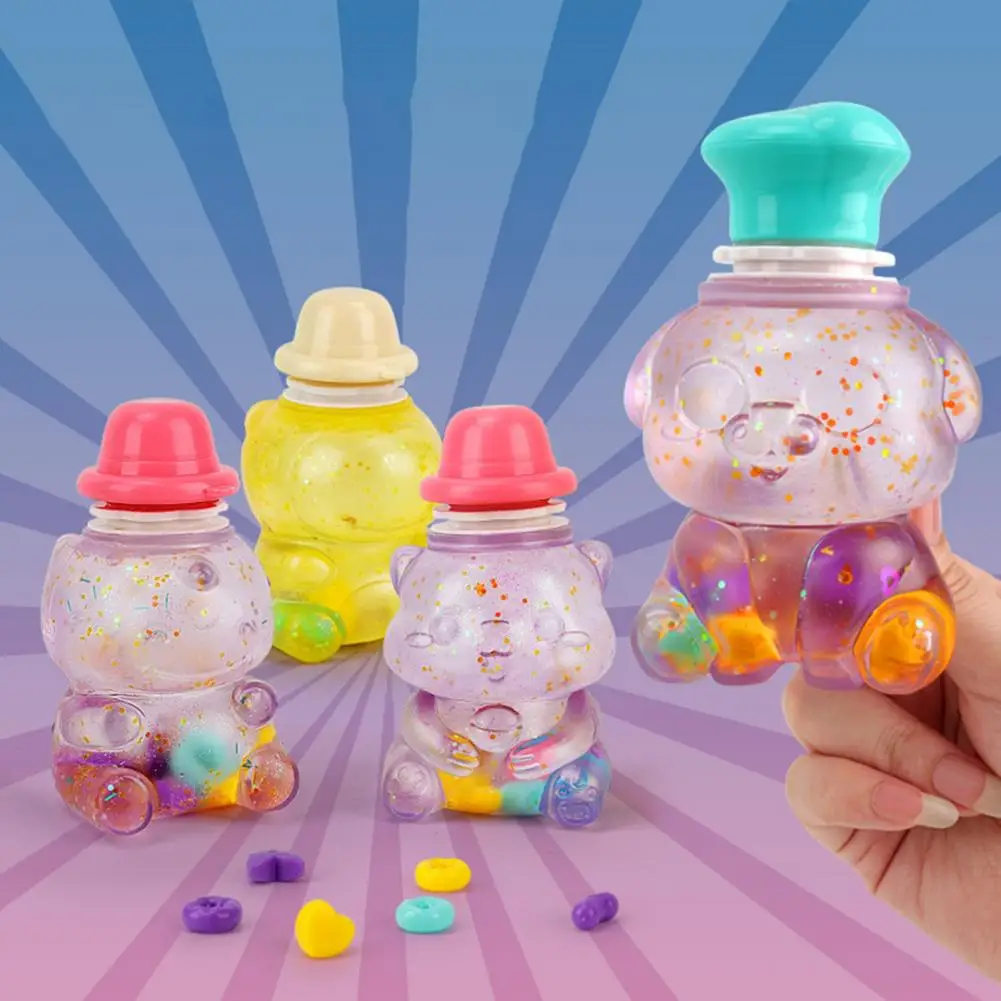 

Веселая игрушка-антистресс в форме животного, набор игрушек-антистрессов, забавный медведь, сжимаемые игрушки для детей и взрослых, мягкие Мультяшные игрушки из термопластичной резины