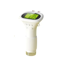 Portable Kids' Microscope with 2 - Inch IPS Screen and Adjustable LED Lighting - 1000X (White With Card)