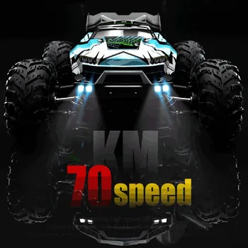 16102 PRO 1:16 High Speed RC Car With LED Light Drift 70KM/H 4WD 16101 pro RC Off-Road Car Monster Truck Toy For Kid Gifts 2