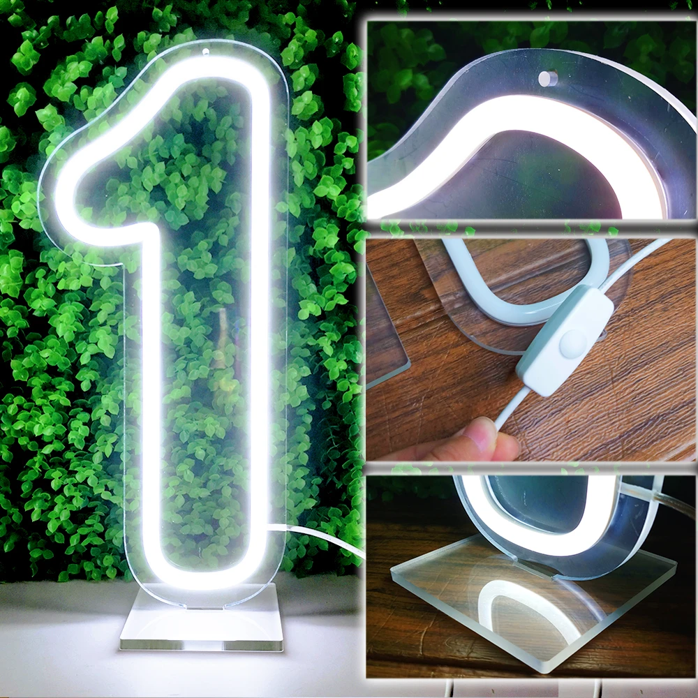 Rielmox Numeri Per Tendone Alti 1,2 M, Numero 5 Che Si Illuminano