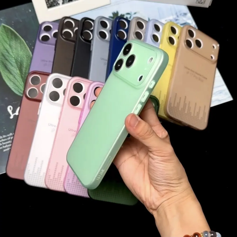 Ultra Thin Matte Translucent Phone Case - Shockproof Clear Slim Soft TPU Back Cover