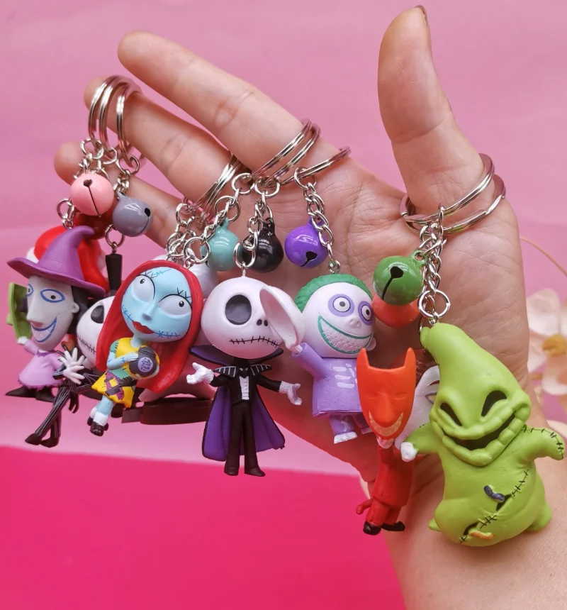 10 Pz/Set The Nightmare Before Christmas Bambola Mobile Sally Jack Bambola Ciondolo Portachiavi Ciondolo Borsa Ciondolo Cellulare