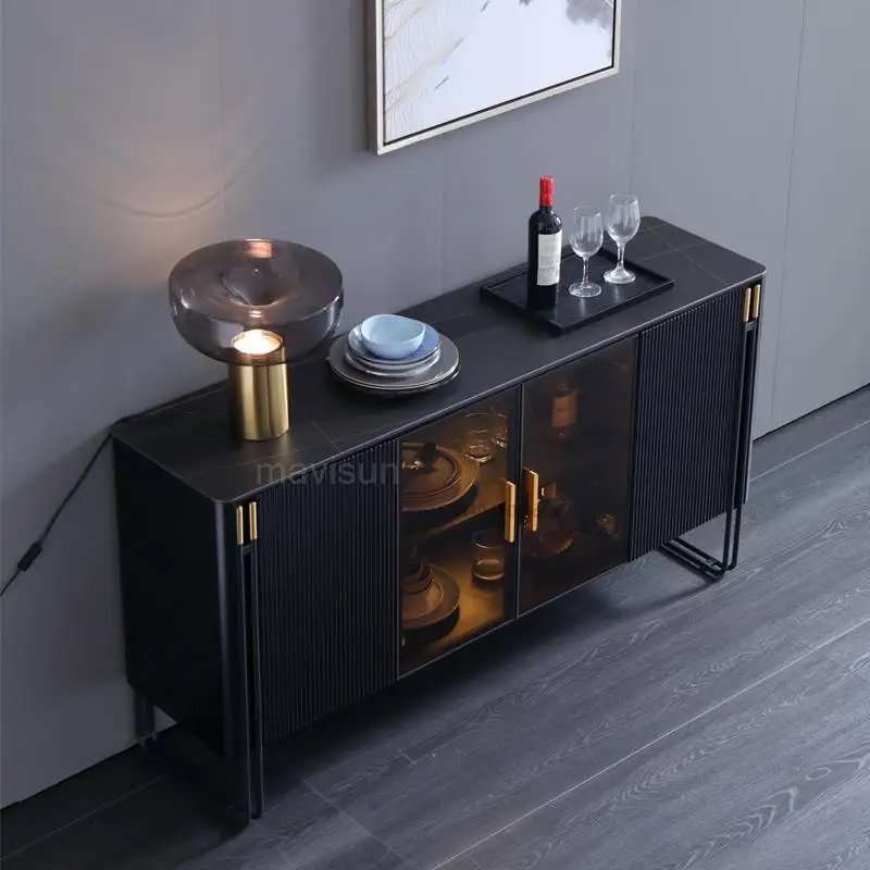 Dining Room Sideboard Table Light Luxury Home Restaurant Storage Cabinet Modern Minimalist Living Room Wine Cabinet Furniture
