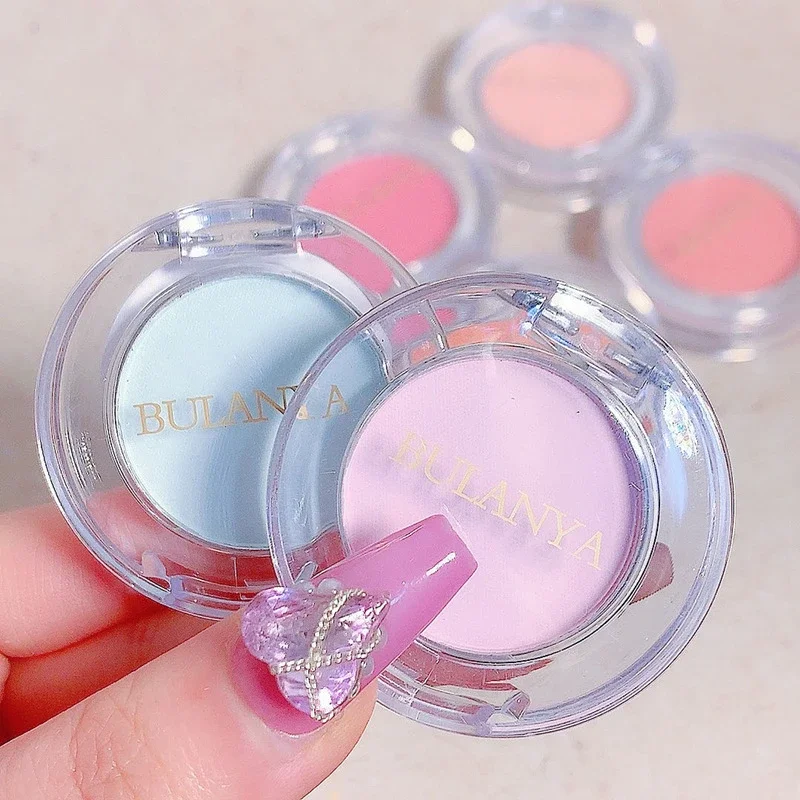 Monochrome Soft Matte Blush Highlighter Orange Peach Pink Natural Red Rouge Cheek Purple Blue Nude Makeup Face Brightening powder blusher blush powder facial blusher monochrome blush