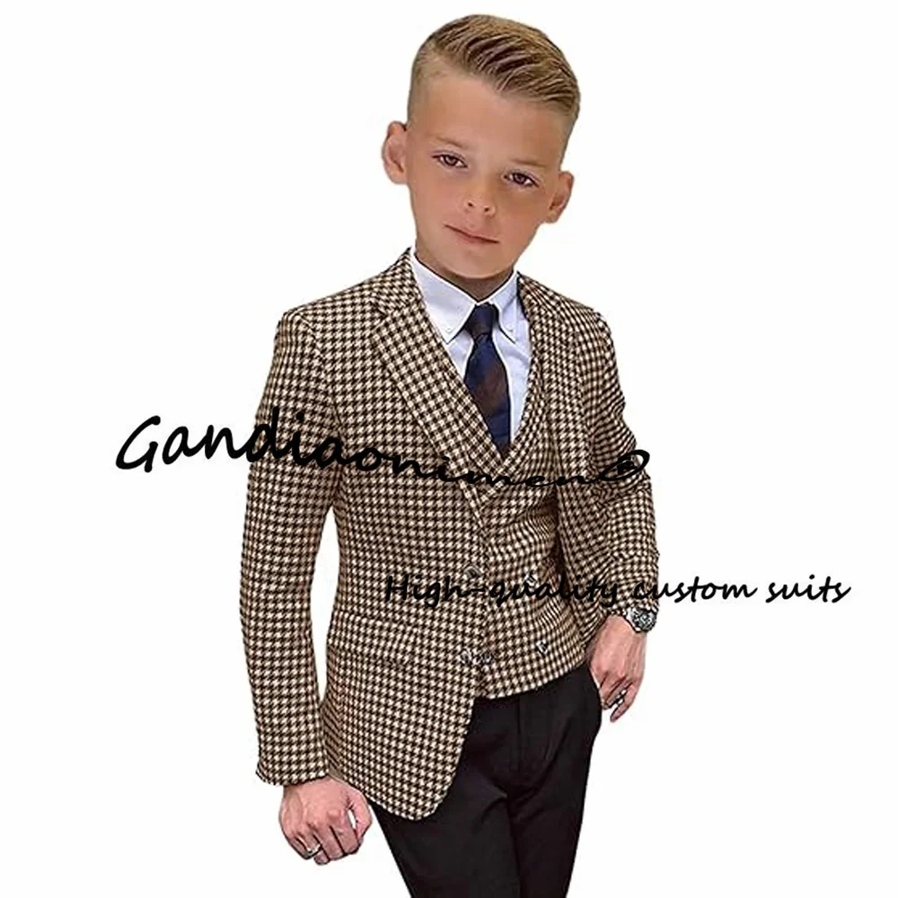 Boys Houndstooth Suit 2