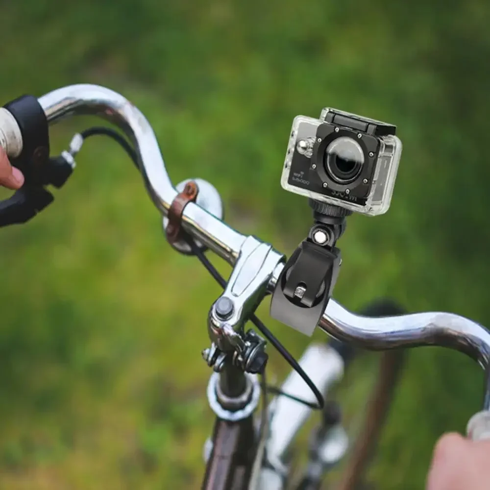 Black Plastic Metal Bike Camera Mount Holder Bracket