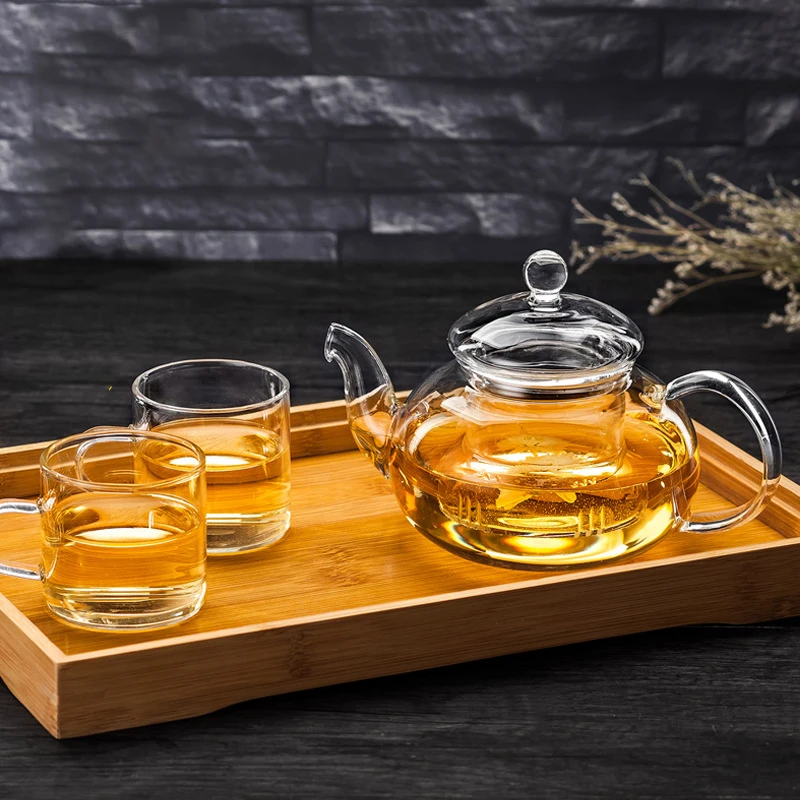 Teiera di Vetro con 500ml de capacità | Tè ai Fiori di Creano | Pratico
