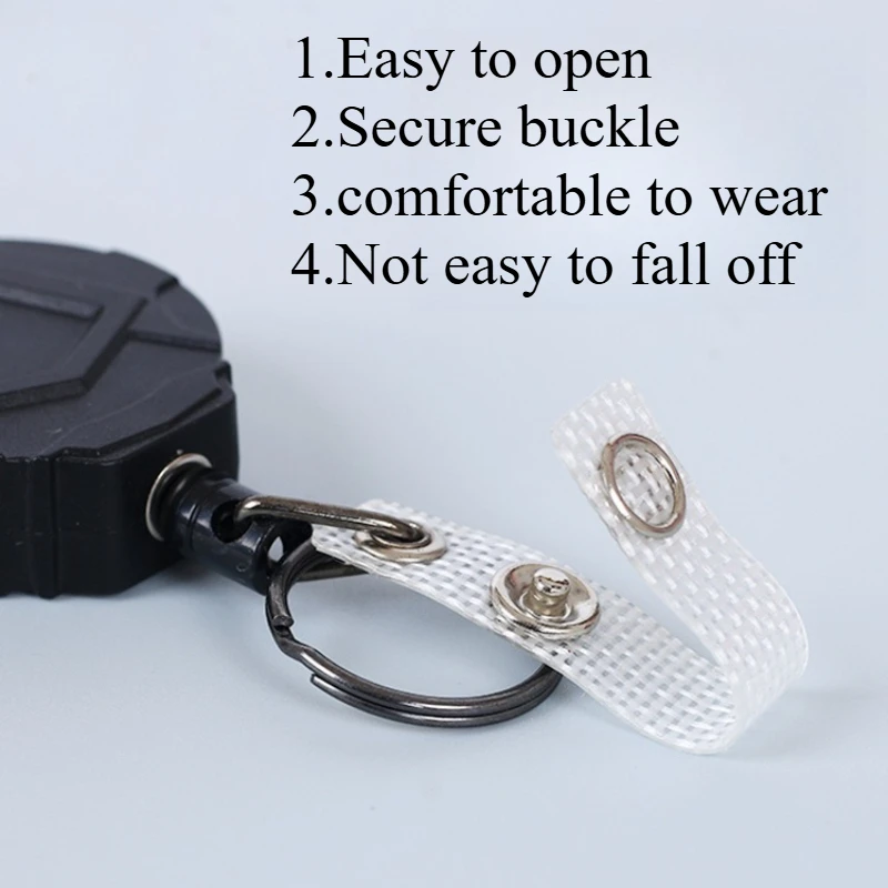 인기 급상승 볼드 1.0 스틸 와이어 로프 아웃도어 등산용 이지풀 버클 고탄성 자동차 텔레스코픽 키체인