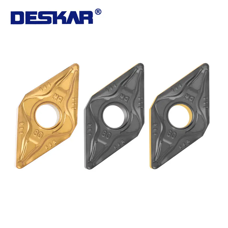 

10PCS DESKAR DNMG150404 DNMG150408 DNMG150412 TM LF9018 LF9118 LF9218 Carbide Inserts Lathe Cutter Cutting Tools