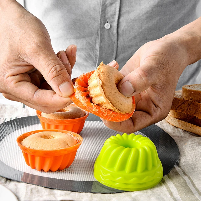 Mini moule à gâteau en silicone, 24 pièces, moules à muffins