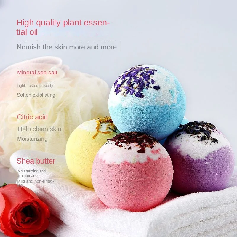 

Fried Exfoliating Sterilization Cleaning Essential Oil Dried Flower Sea Bath Salt Home Bath100g