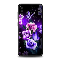 Butterfly Lavender Higan Flower Phone Case - Elegant Floral Design Back Cover - Samsung A73 5G (A9)