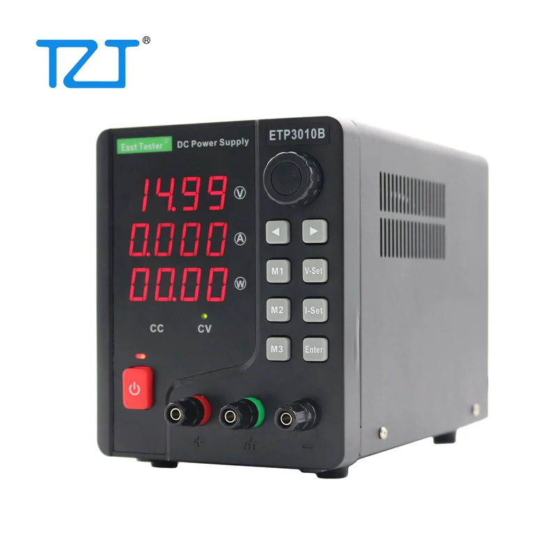 

TZT ETP1506B 0-15 в/ETP3005B 90 Вт одноканальный источник питания постоянного тока с регулируемым питанием, 4-значный цифровой дисплей для автоматического тестирования CC/CV