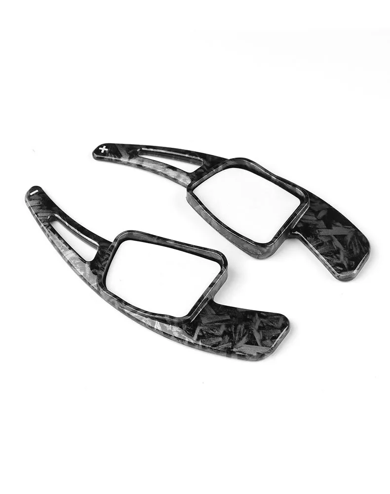 Auto-Lenkrad-Schaltwippen für Audi A3 A4 A5 S3 S4 S5 SQ5 SQ7 Q2 Q3 Q5 Q7 TT TTS ABS Carbonfaser-Stil Zubehör – Detail 4