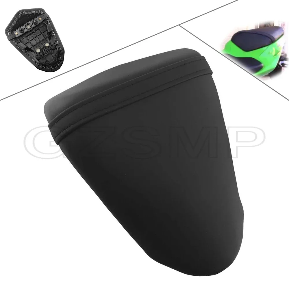 

Черная задняя подушка для пассажирского сиденья мотоцикла, подходит для KAWASAKI ZX6R ZX636 2009-2018 2011 2012 ZX10R ZX 10R 2008 2009 2010