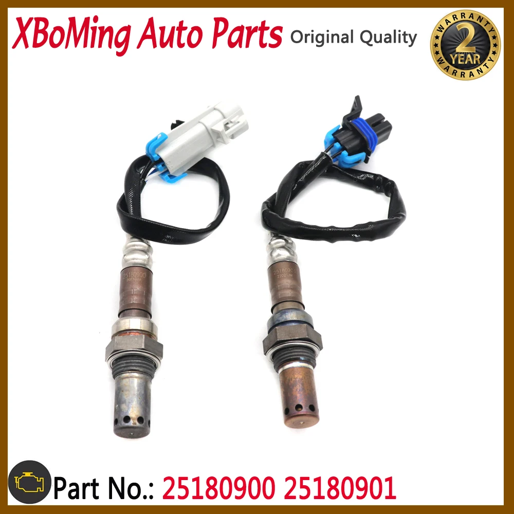 

2PCS Downstream & Upstream Lambda O2 Oxygen Sensor 25180900 25180901 For Chevrolet Spark 1.2L 2013-2015 234-4765 234-4773