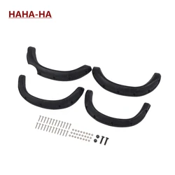 Black Mud Fenders Flares for 1/10 RC Crawler TAMIYA Hilux BRUISER RC4WD TF2 Mojave Body Parts