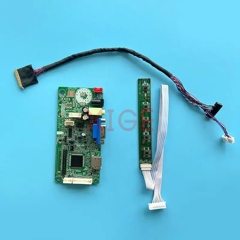Scheda Controller VSDISPLAY Per Schermo LCD 8" AT080TN03 V1 – Ingressi VGA, AV, LVDS – 800x480