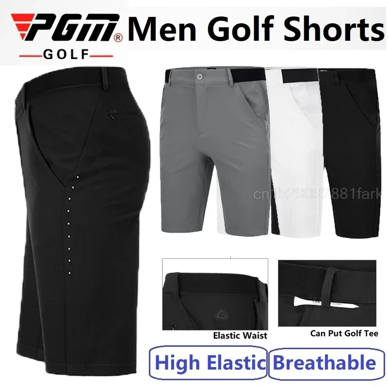 PGM Golf Trousers Men'S Shorts Male Breathable Quick-Dry Shorts Summer Thin Fit High Elastic Trouser Sportswear Golf