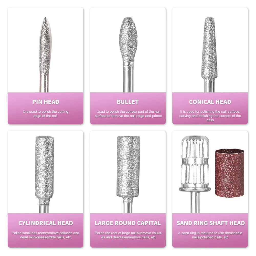 45000RPM Nail Polisher Machine Professional Electric Nail Grinder Nail Polish Remover Foot Grinding Equipment Nail Art Wholesale 4