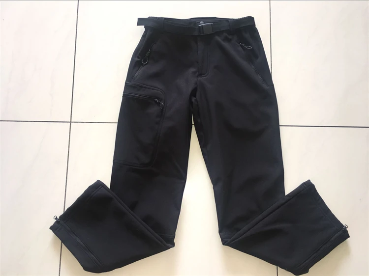 Customize LOGO Camping Hiking Softshell Pants Women Waterproof Thermal Fleece Trousers Outdoor Sport Trekking Skiing Clothing