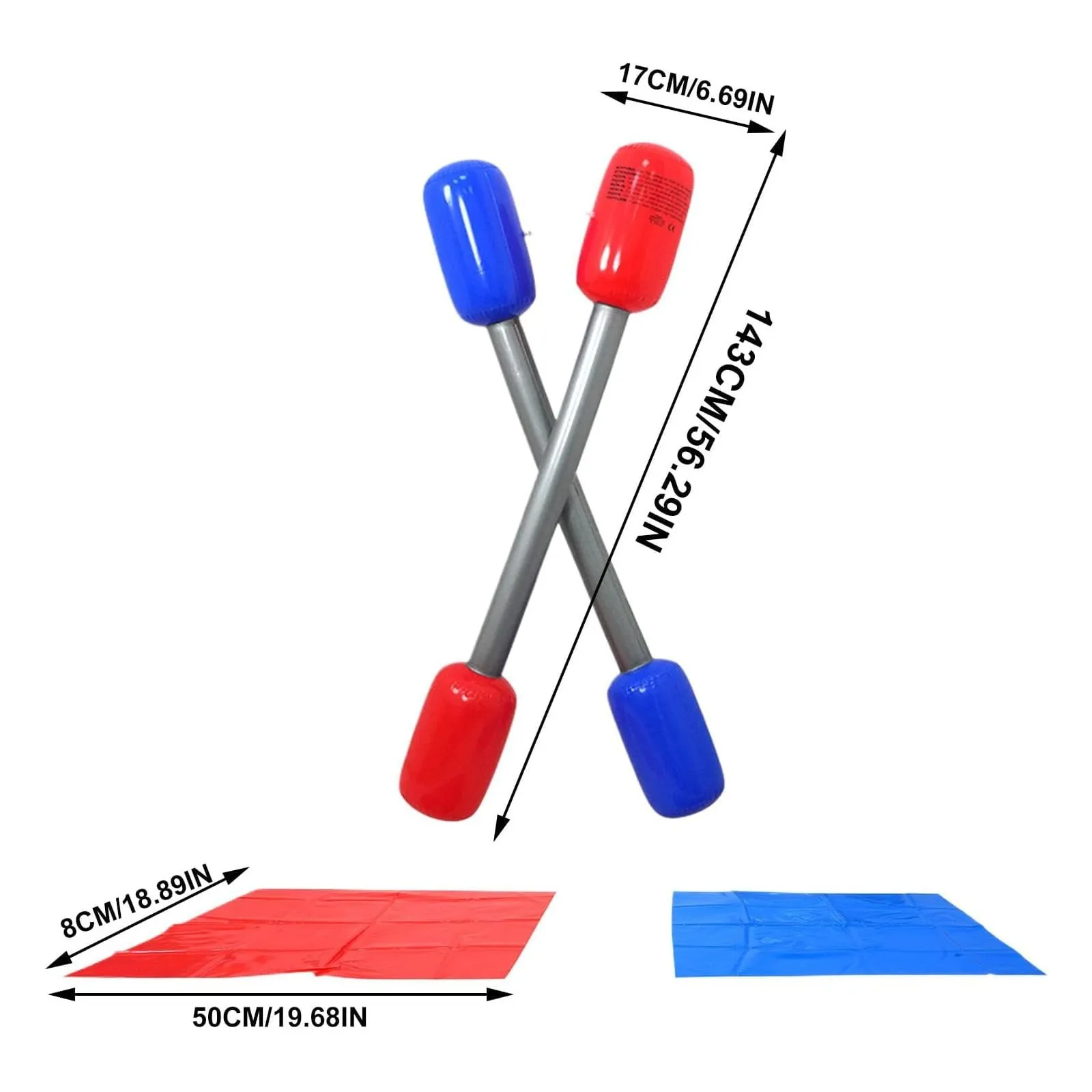 Inflatable Duel Toys Inflatable Gladiator Game Beach Batons Gladiator Game Battle Outdoor Accessories For Adults