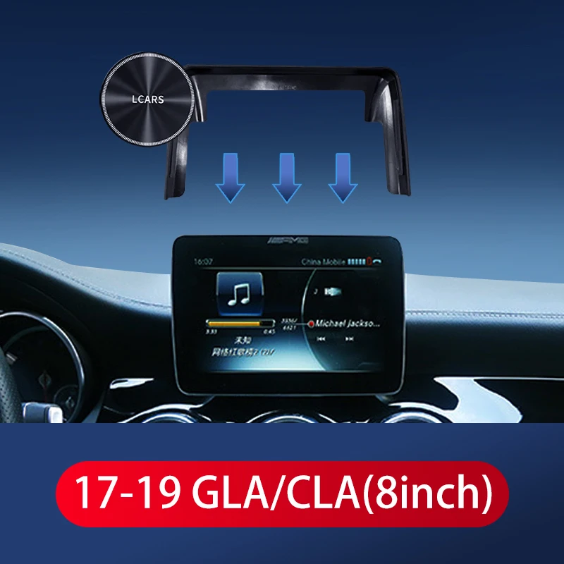 Car Phone Magnetic Holder Mount For Mercedes Benz CLA GLA GLC A/B/C/V Class Dashboard Screen Navigation Bracket Car Accessory