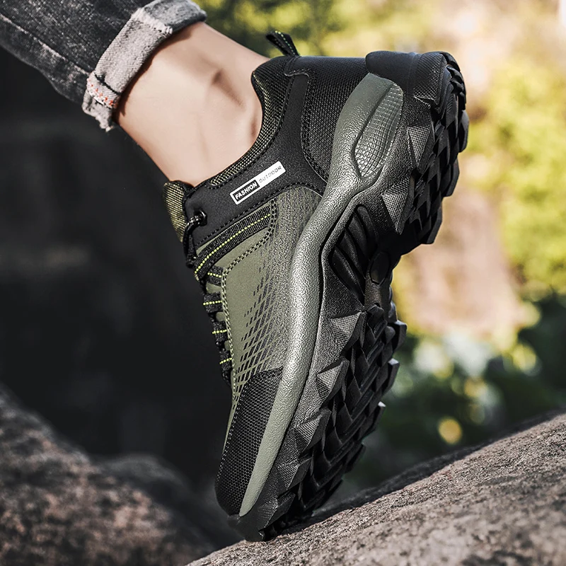 أحذية رياضية للرجال أحذية المشي لمسافات طويلة للرج...
