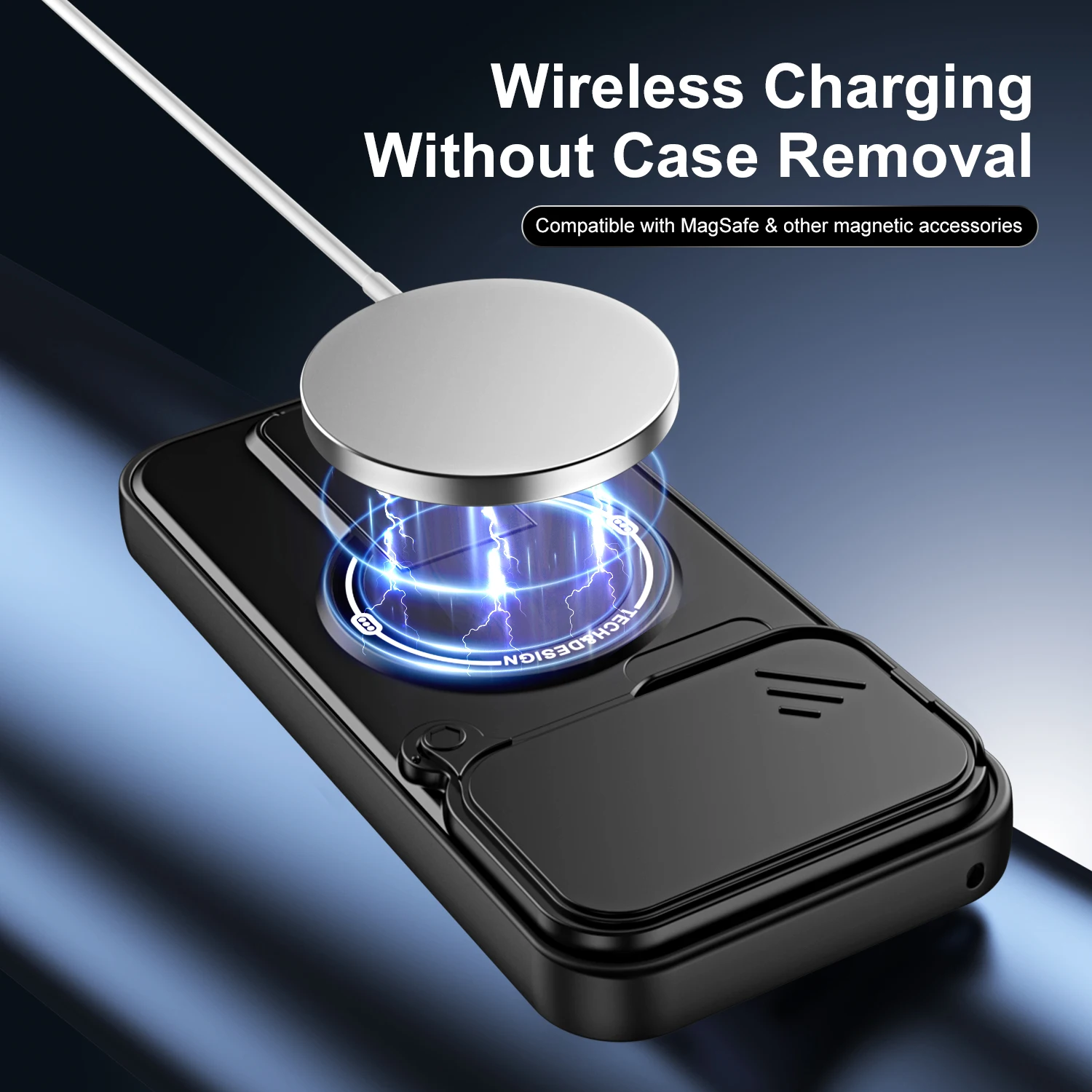 Magnetic Bracket Holder with Shockproof Lens Protection Cover