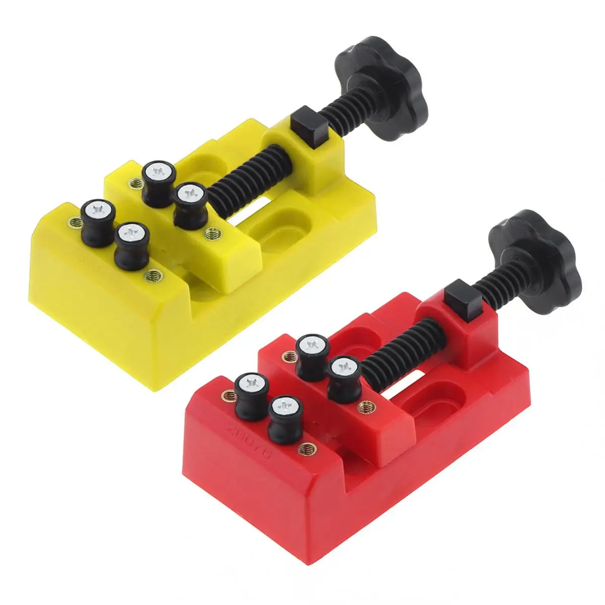 

Mini Eight Hole Flat Vise With Quick Adjustment Mini Drill Press Vise for Walnut or DIY Sculpture Bodhi Bead Jig Bench Vice