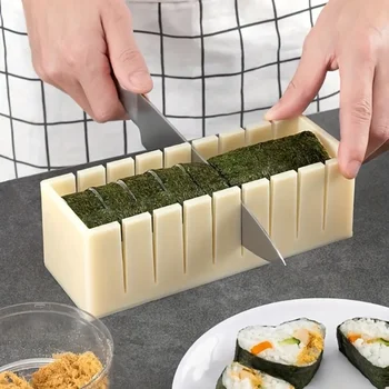 3pcs/set, Sushi Making Kit, DIY Sushi Maker, Sushi Roll Maker Rice Mold, Bento Accessories, Home Kitchen Tools
