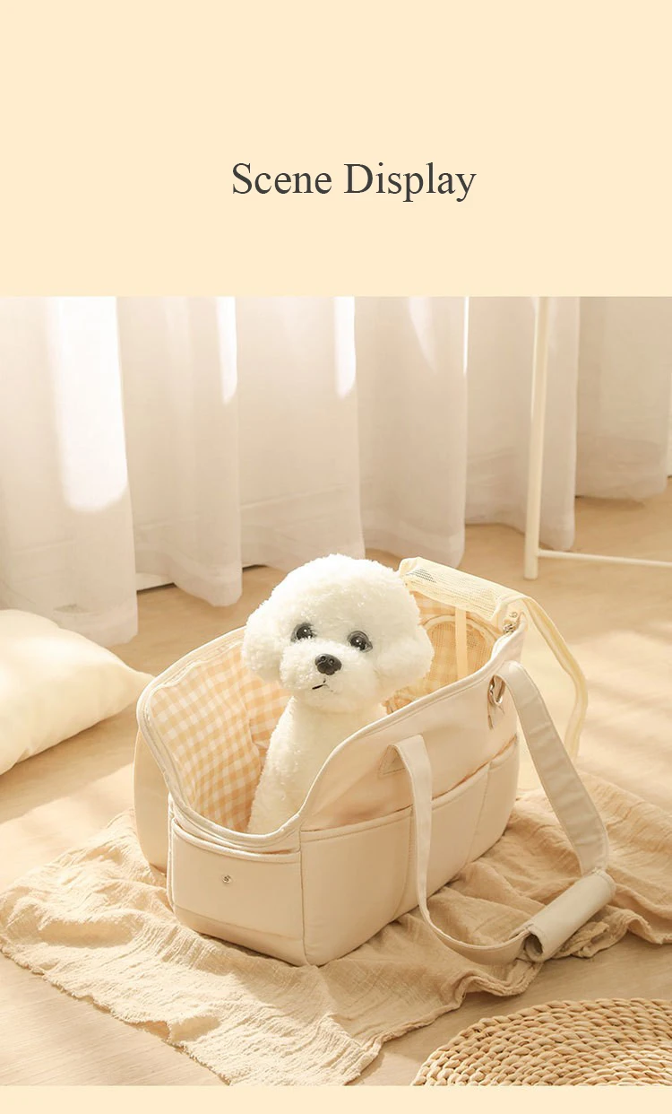 Title 13, Carrier Bag for Small Dogs Breathable Cotton So...