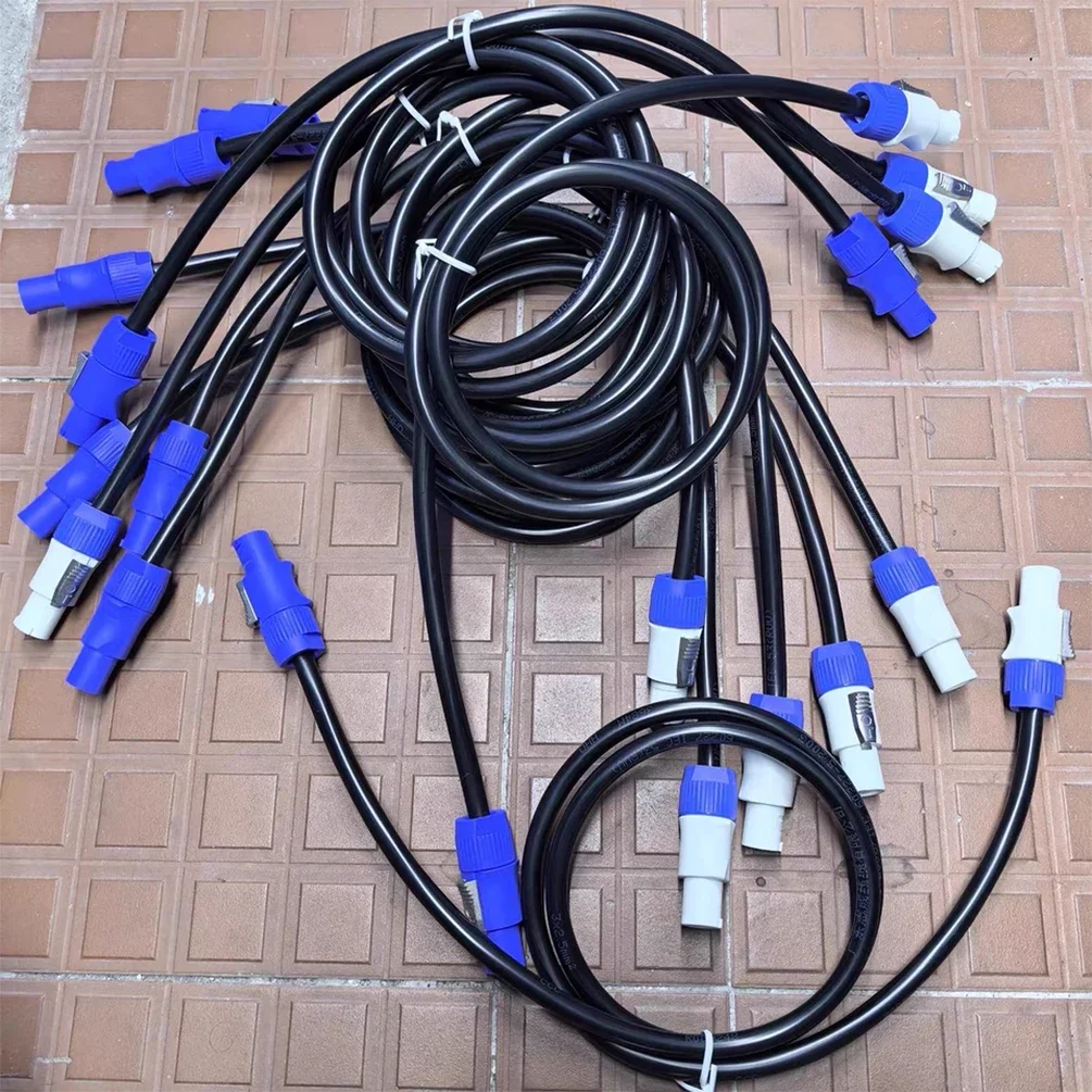 Heavy-Duty PowerCon Extension Cable - 12AWG, 3FT/1M, for LED Stage Lighting and Pro Audio