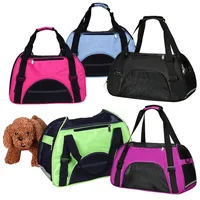 Portable Breathable Oxford Fabric Pet Travel Bag Single Shoulder Sling Bag for Cats And Dogs Wear Resistant Mesh Net against...