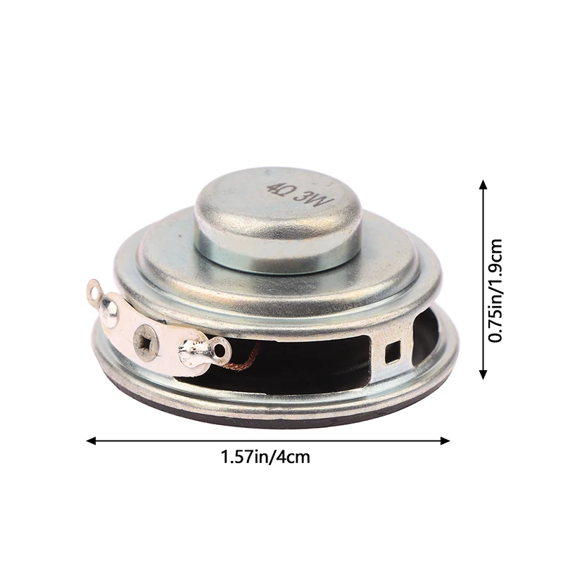 2Pcs 1.5Inch 40MM Mini Portable Speakers 4ohm 3W Full Frequency Stereo Sound Home Theater Loudspeaker Small Hifi Speaker