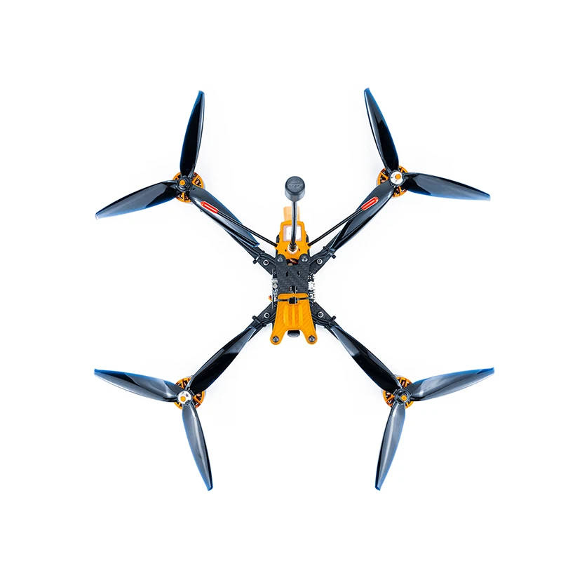 DarwinFPV Darwin129 7-дюймовый FPV Дрон Квадрокоптеры ELRS 2,4G Приемник M80 GPS F4 OSD 50A BLHeli_S Dshot600 800 МВт 1200TVL Камера FPV thumbnail 2