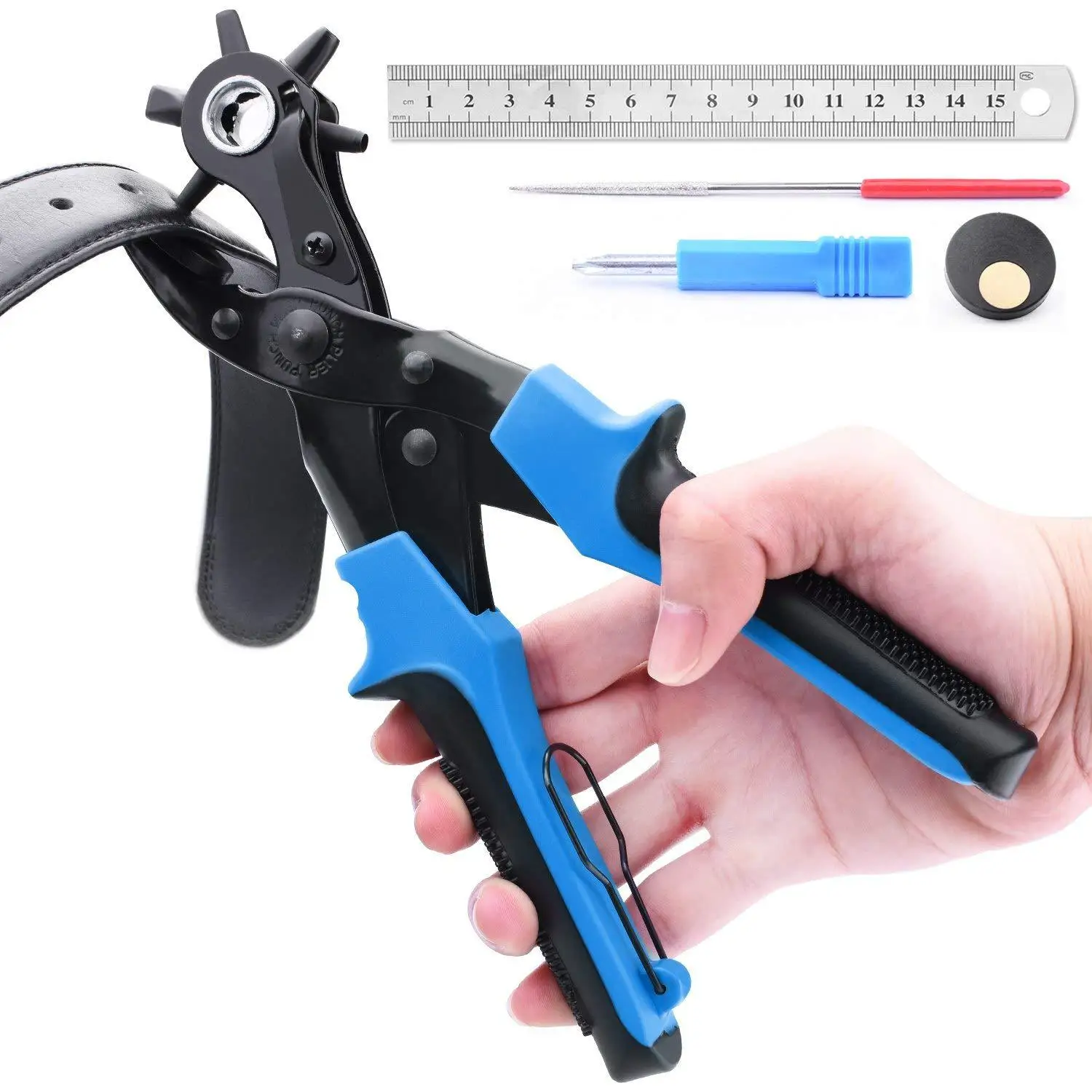 

Belt, Clothes, Plastic, Paper, Leather Punch Manual Punch Pliers