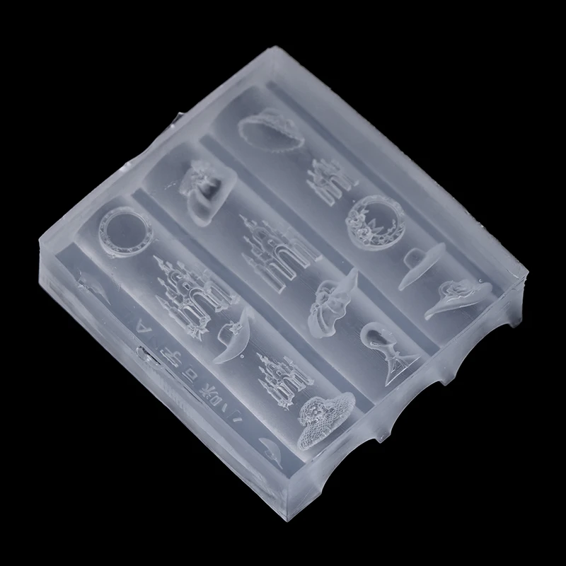 네일 아트 몰드 DIY 네일 아트 데코 투명 네일 템플릿 3D 실리콘 매니큐어 몰드 유럽 스타일 밀짚모자 백조 드레스 성