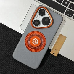 Fashionable Heat Dissipation Magnetic Anti - Fall Shockproof Case Cover for HUAWEI Pura 90S Pro (GRAY)