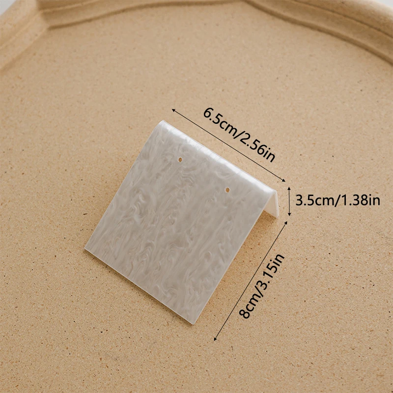 Acrylic White Cloud Pattern Earrings Display Cards Jewellery Stand Holder Jewelry Packaging Cards Bracket Earring Display Board