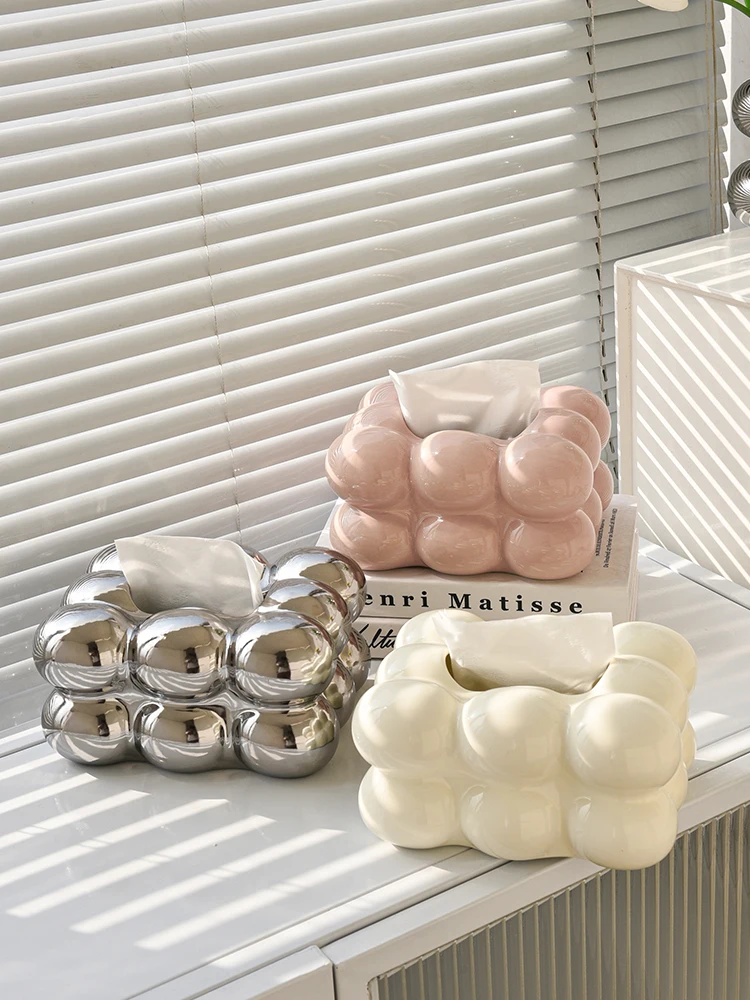 

Креативная коробка для салфеток, для спальни, гостиной, обеденного стола, верхняя часть, высококачественное нишевое украшение, украшение для дома