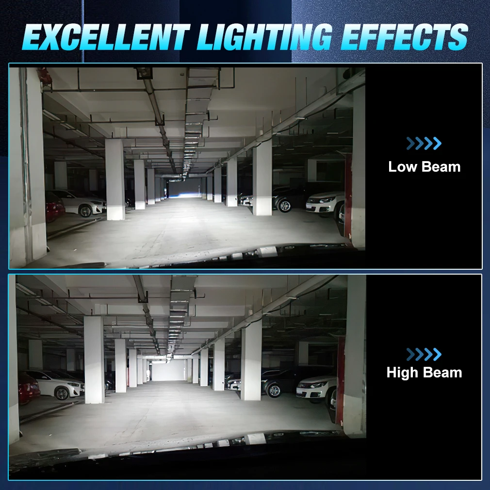 LED Car Lights LED Lights LED Bulbs LED Headlights LED Car Headlights Car Headlamps 30000LM H7 LED Headlight Bulb Mini Kit Wireless 16pcs 3570 CSP Chips For Car Headlamp Auto Diode Lamps 6500K White 12V