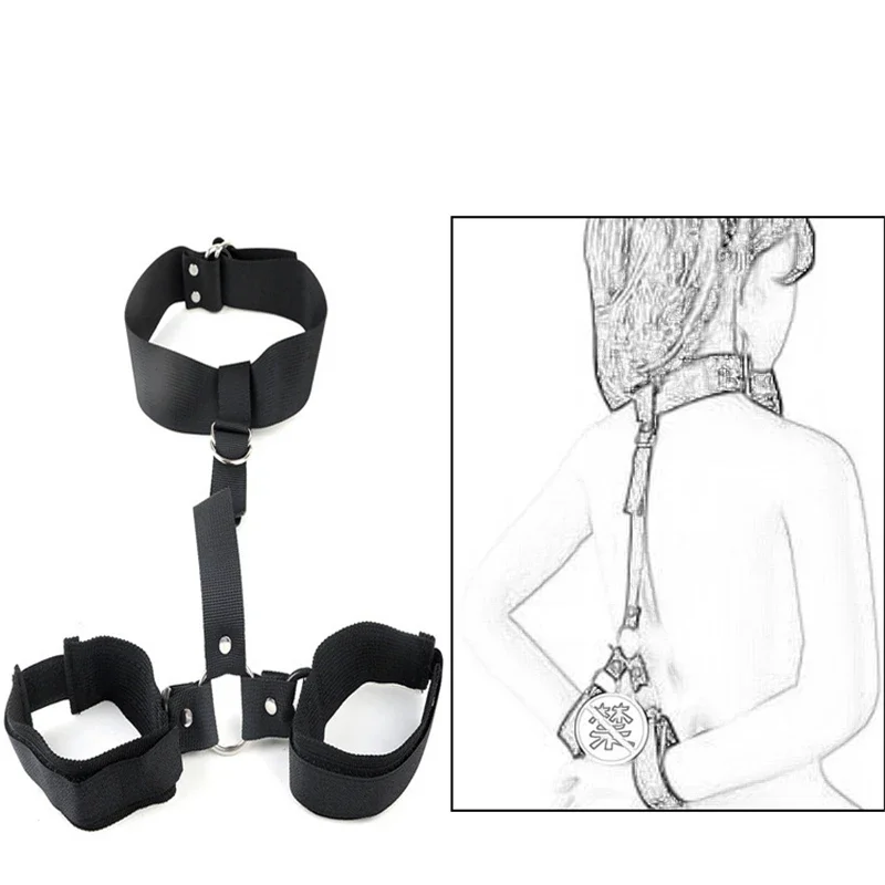 Erotic Slave Adult Games Sex Toys Woman Couples Restraints Handcuff Neck Ankle Cuffs For Open Leg BDSM Bondage Sex Shop Products wireless earphones,bluetooth earbuds