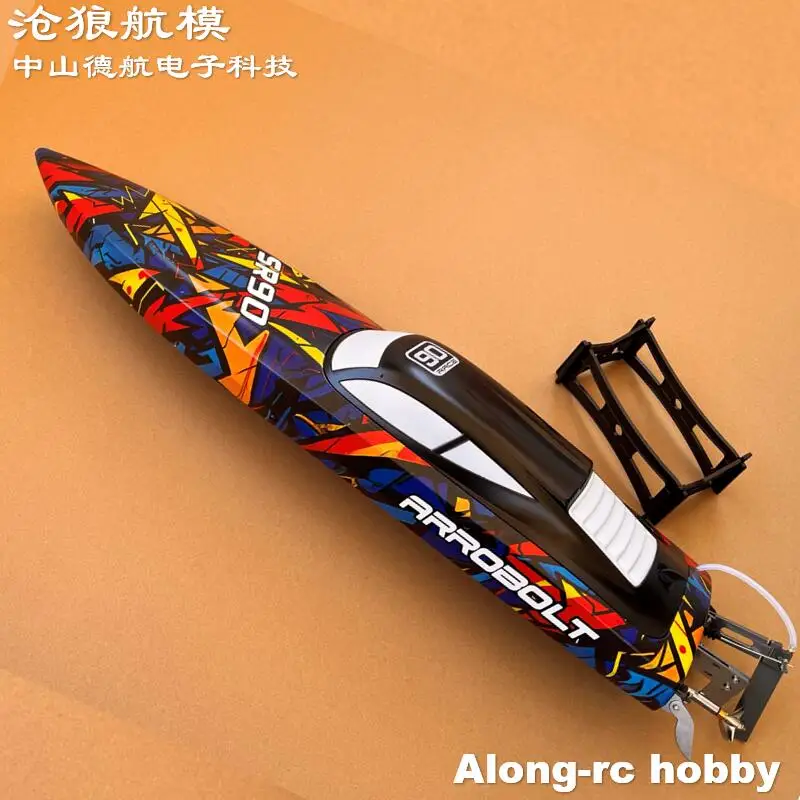 Volantex rc Arrobolt SR90 EXA79805 70Kph Length 90Cm Brushless Motor RC Boat ARTR or RTR 2.4Ghz Radio Control Boats Toys 798-5 2