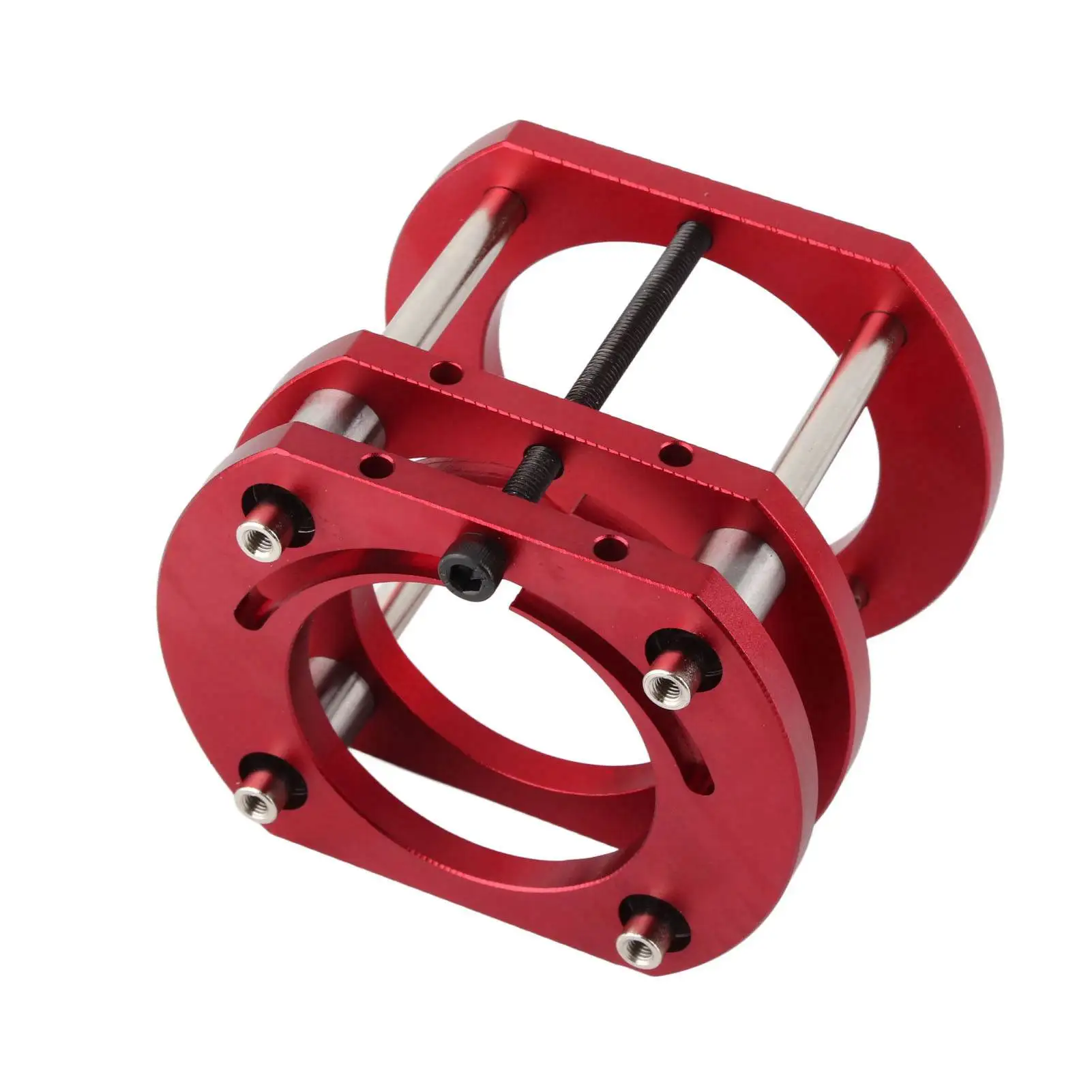 Router Table Base Aluminum Alloy Stainless Steel Sturdy Rust Resistance Router Table Tool for 64mm To 66mm Machine