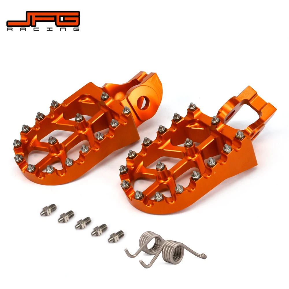 passo freio da motocicleta footpeg footrest pé pegs pedais repousa para husqvarna te fx tx tc fc fe