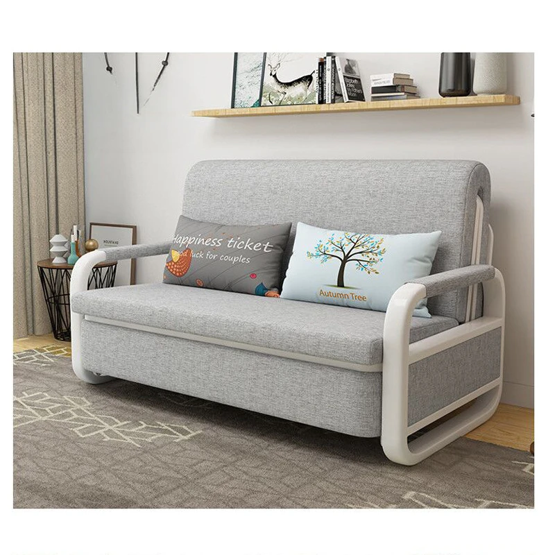 thumbnail image 1 of Tres asientos multifuncionales de lujo barato Convertible extraíble portátil espuma viscoelástica muebles de sala de estar cómodo sofá cama plegable, 1 of 4